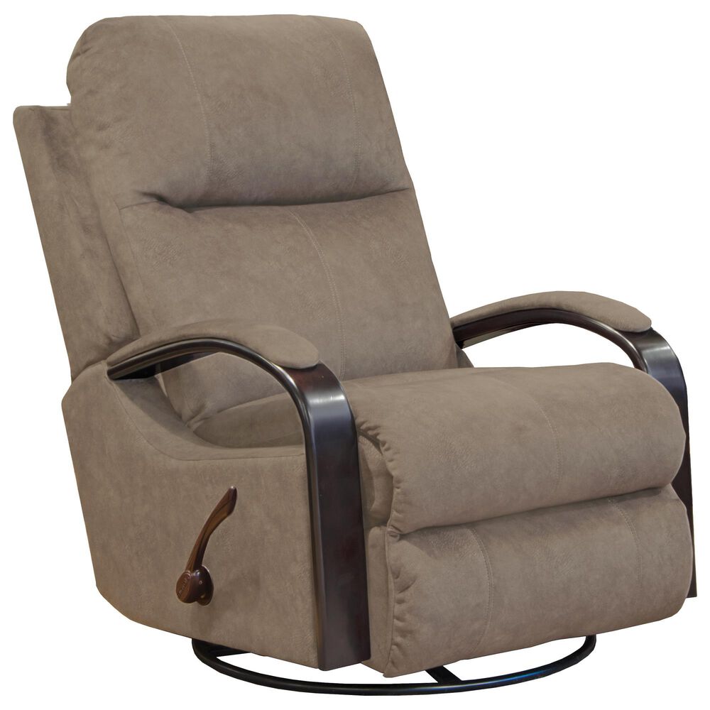 Catnapper Niles Swivel Glider Recliner in Portabella, , large