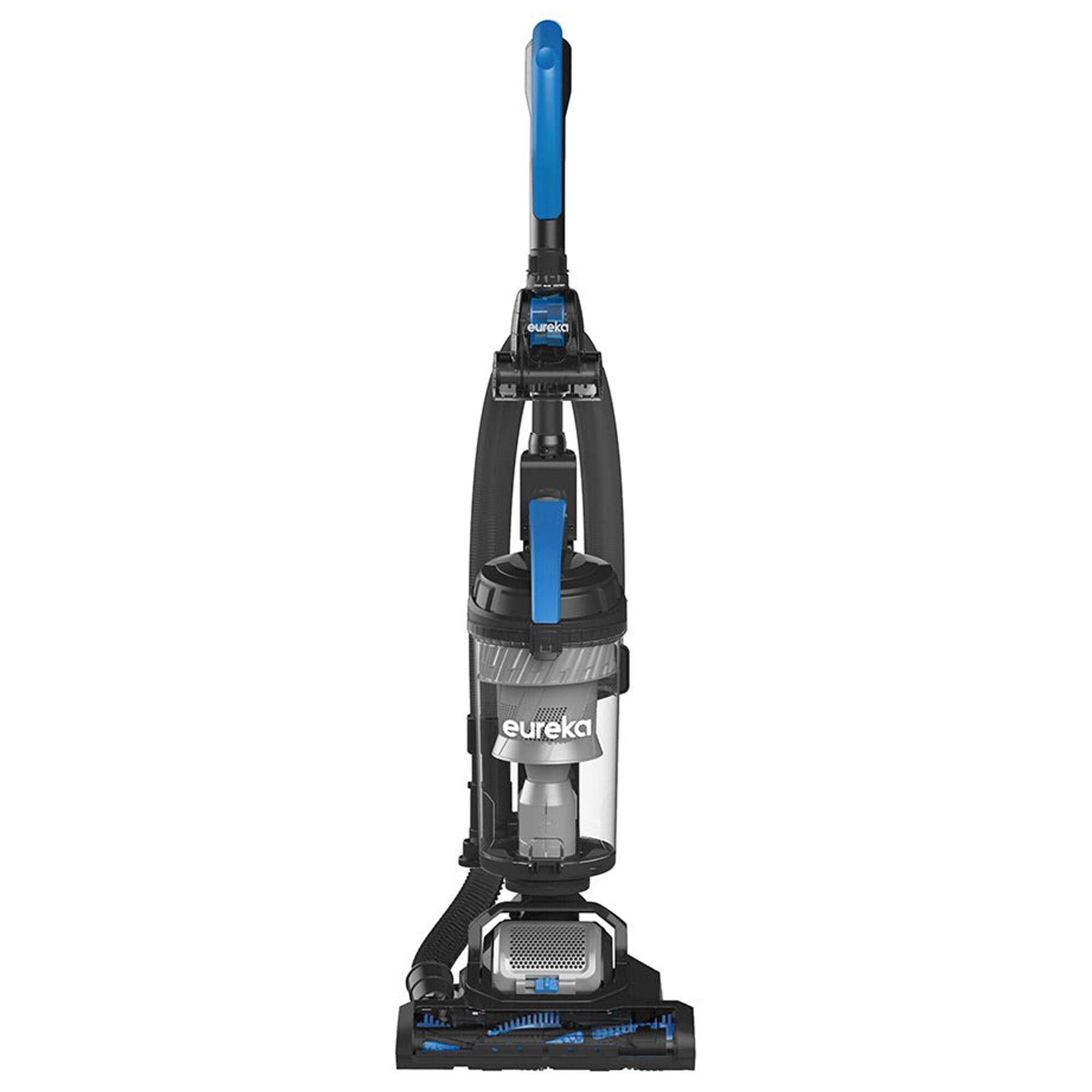 Eureka MaxSwivel Deluxe Upright Vacuum Cleaner in Black and Blue