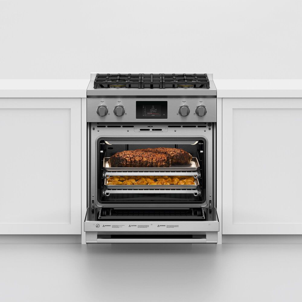 Fisher &amp; Paykel 30&quot; Professional Dual Fuel Range with Liquid Propane in Stainless Steel, , large