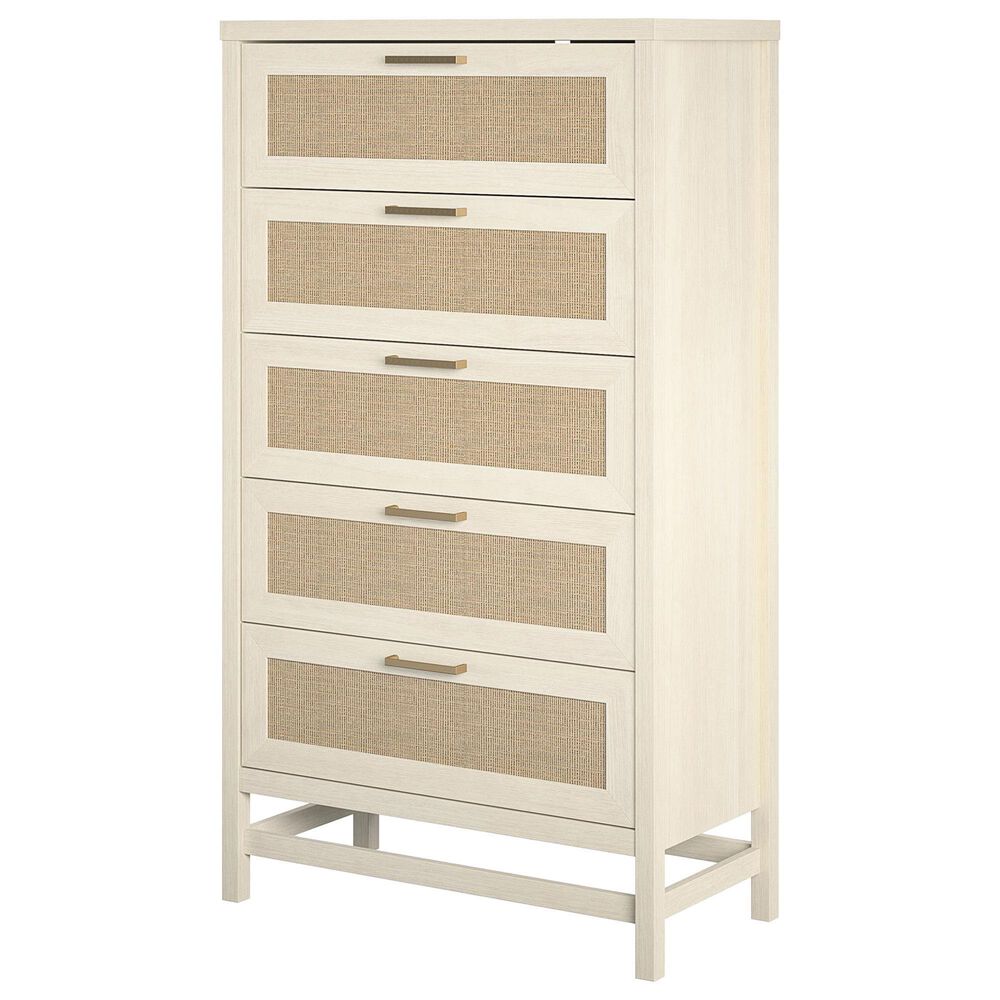 DHP Lystra 5 Drawer Dresser in Ivory Oak, , large