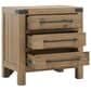 Millenium Ridgester King Panel Bed with Dresser, Chest and Two Nightstands in Light Brown with USB Ports, , large