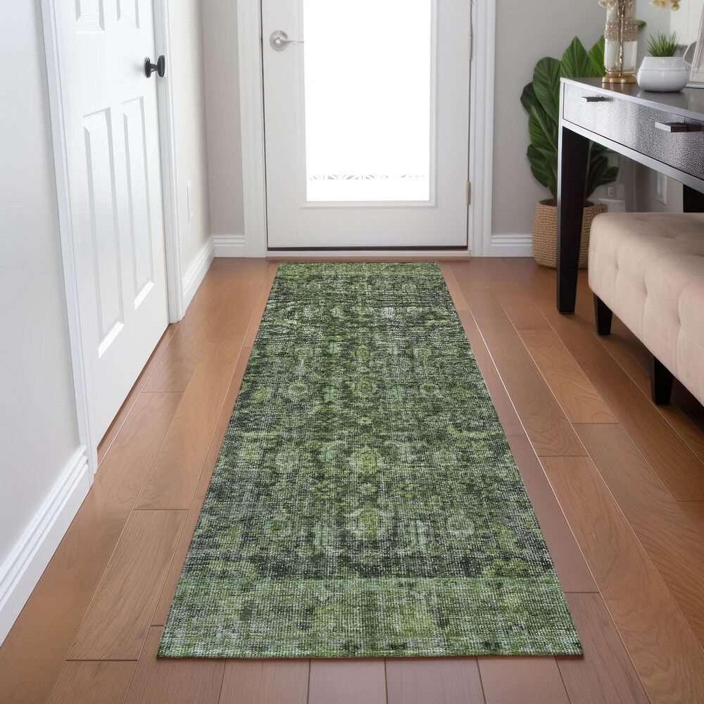 Dalyn Rug Company Karaj KJ3 2&#39;3&quot; x 7&#39;6&quot; Cactus Indoor/Outdoor Runner, , large