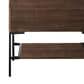 James Martin Vanities Mantova 31.5" Single Vanity Cabinet in Mid-Century Walnut and Champagne Brass, , large