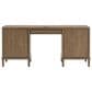 Ashley Roanhowe 2-Piece Desk and Bookcase Set in Brown Oak, , large