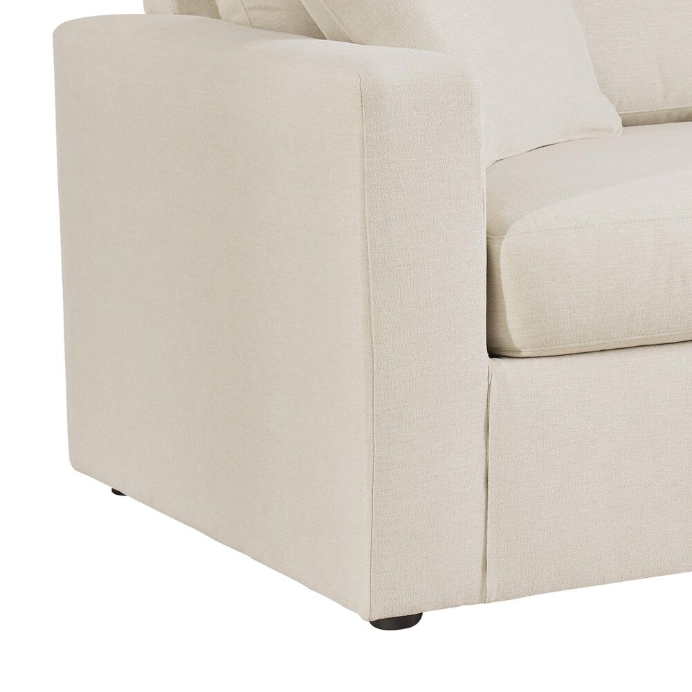 Ashley Modmax 3-Piece Stationary Loveseat with Storage Console in Oyster, , large