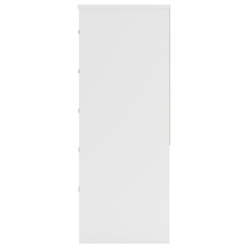 Ashley Flannia 5-Drawer Chest in White, , large
