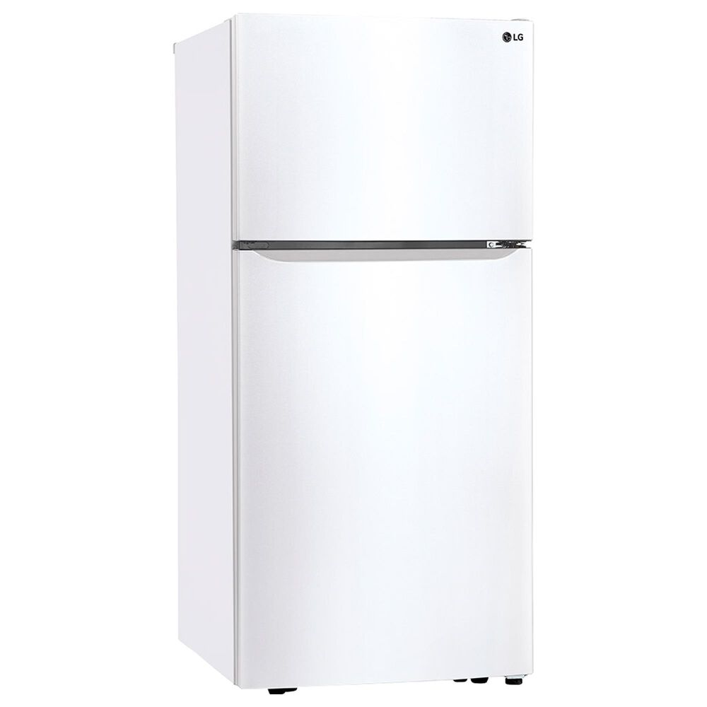 LG 20 Cu. Ft. Top Freezer Refrigerator in Smooth White Nebraska