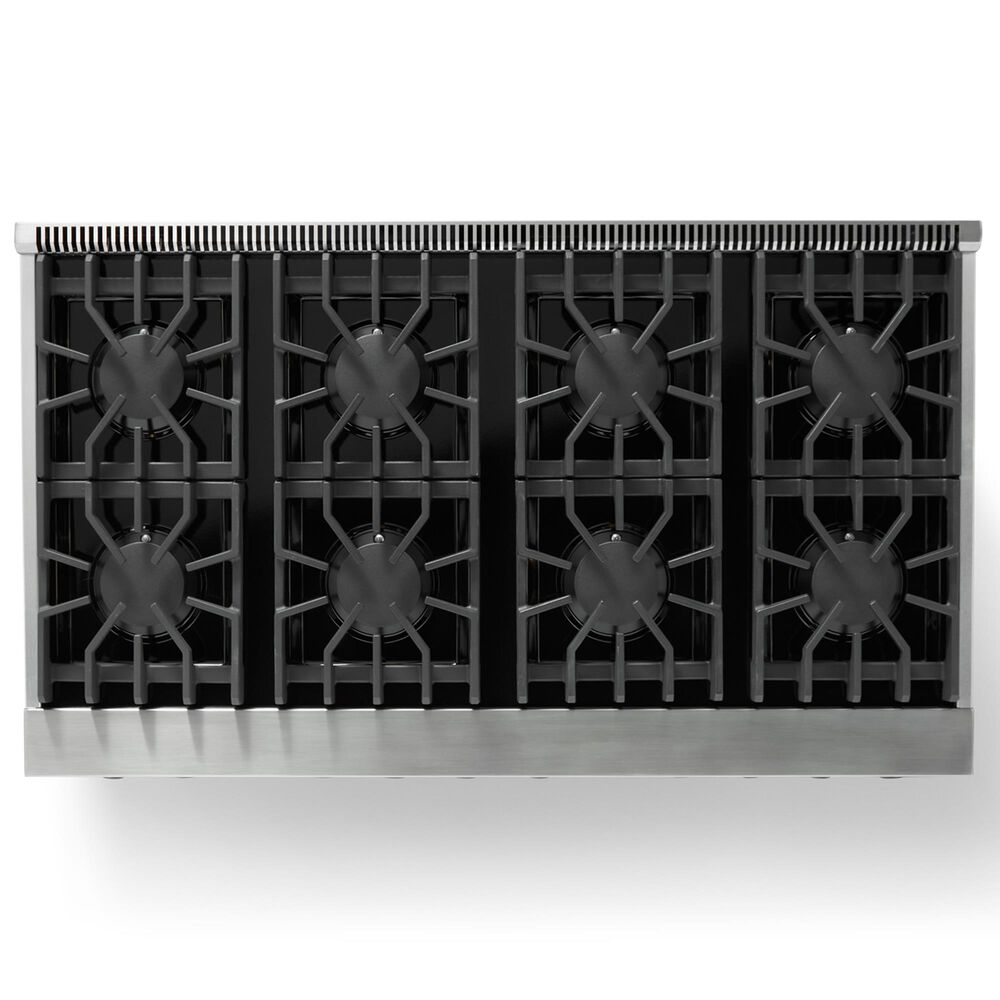 Viking Range 5 Series 48" Sealed Burner Gas Range with Brushed Brass Trim in Stainless Steel, , large