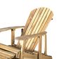Noble House Hayle Patio Adirondack Chair in Natural Stained (Set of 2), , large
