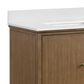37B Heston 36" Single Bathroom Vanity in Kona with White Composite Stone Top and Backsplash, , large