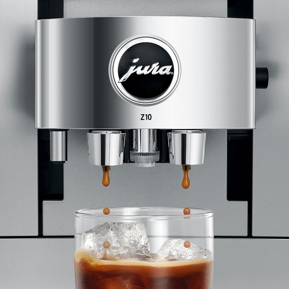 Jura Z10 Automatic Coffee Maker in Aluminum White Nebraska Furniture Mart