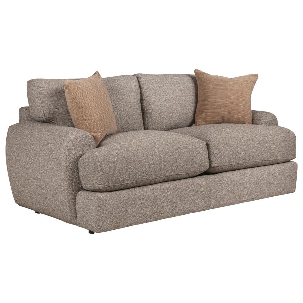 Bernhardt Cameron Stationary Loveseat in Beige and Tan, , large