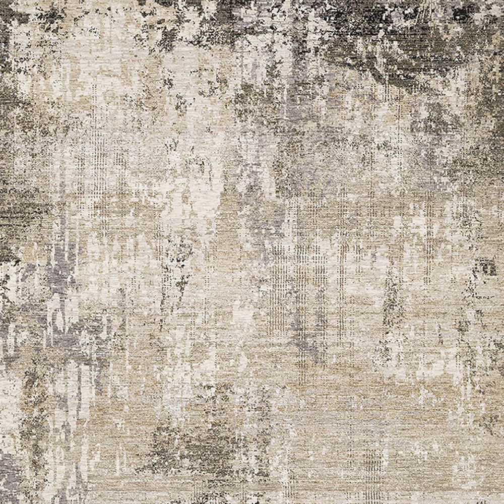 Oriental Weavers Nebulous Abstracted 2&#39;3&quot; x 7&#39;6&quot; Beige Runner, , large