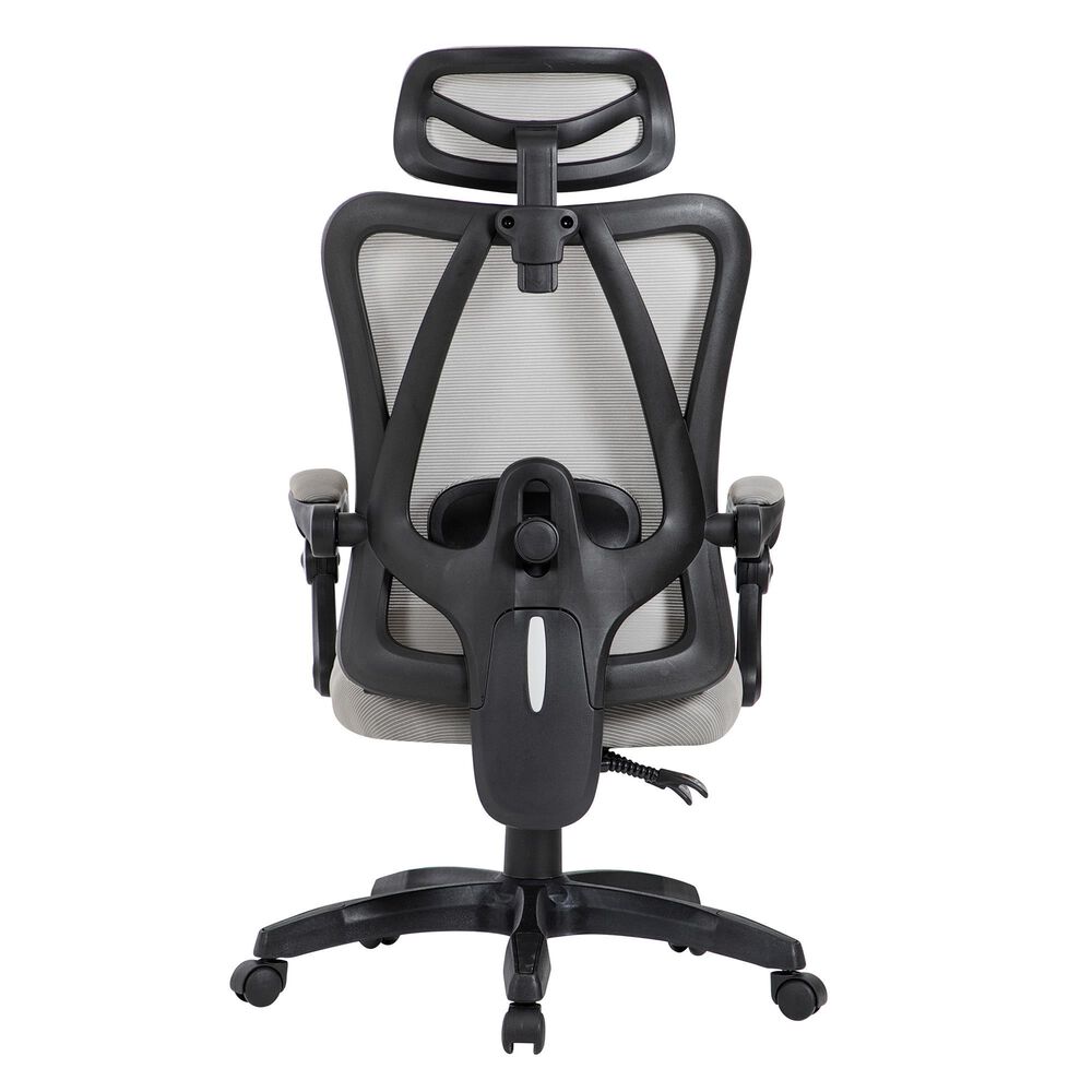 New Era Holding Group LTD Desk Chair in Gray, , large