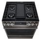 LG 6.3 Cu. Ft. Smart Gas Slide-In Range with ProBake Convection InstaView and Air Fry in Black Stainless Steel, , large