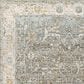 Surya Dresden Deep Teal, Dusty Sage, Taupe, Off-White, Light Gray, Olive and Mustard 5"3" Round Area Rug, , large