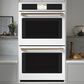 Cafe 2-Piece Kitchen Package with Matte White 30" Smart Built-In Convection Double Wall Oven and Stainless Steel 30" Gas Cooktop, , large