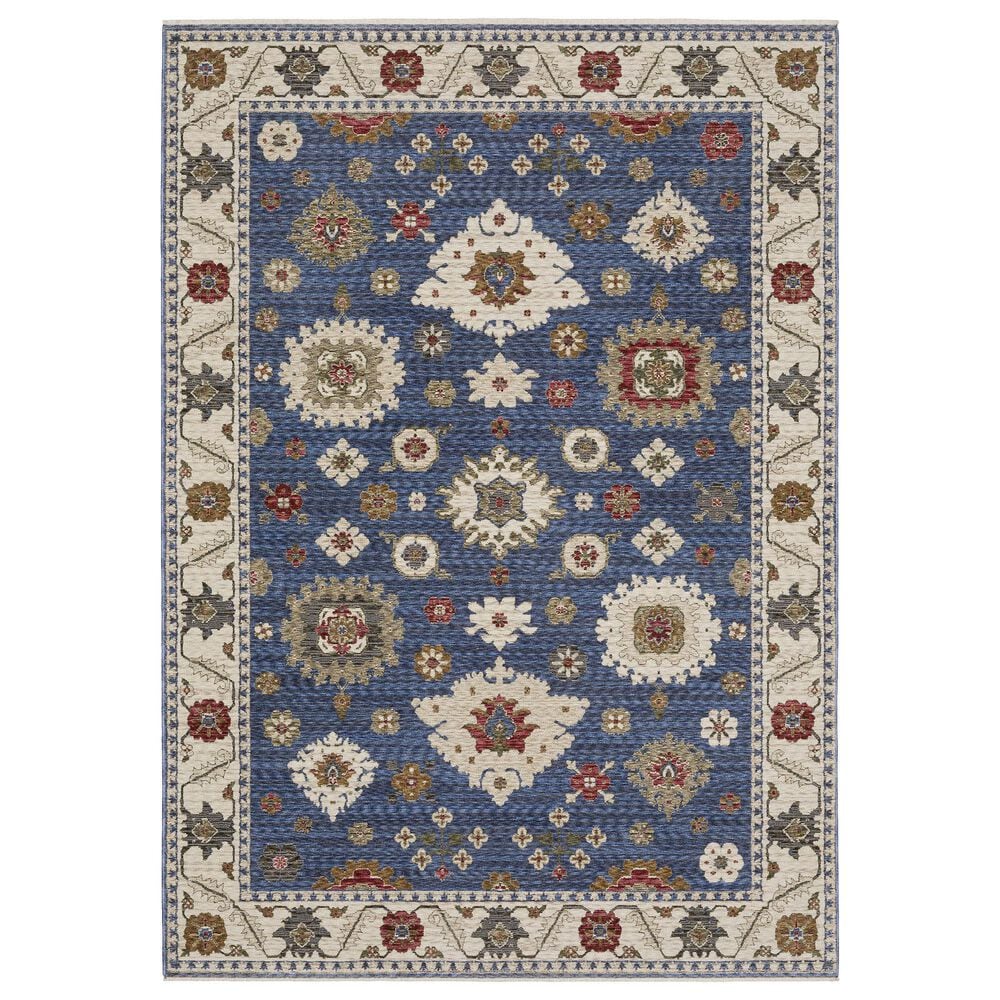 Oriental Weavers Hastings HA06Z 7"10" x 10"10" Blue Area Rug, , large