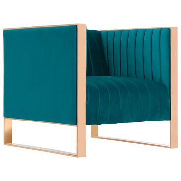 Dayton Trillium Accent Chair in Teal, , large