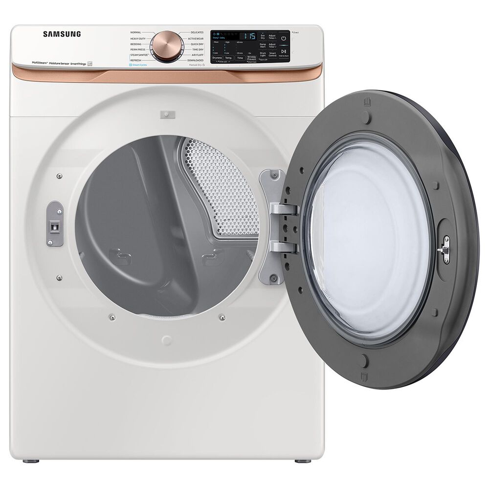 Samsung 5.0 Cu. Ft. Front Load Washer and 7.5 Cu. Ft. Electric Dryer Laundry Pair in Ivory, , large