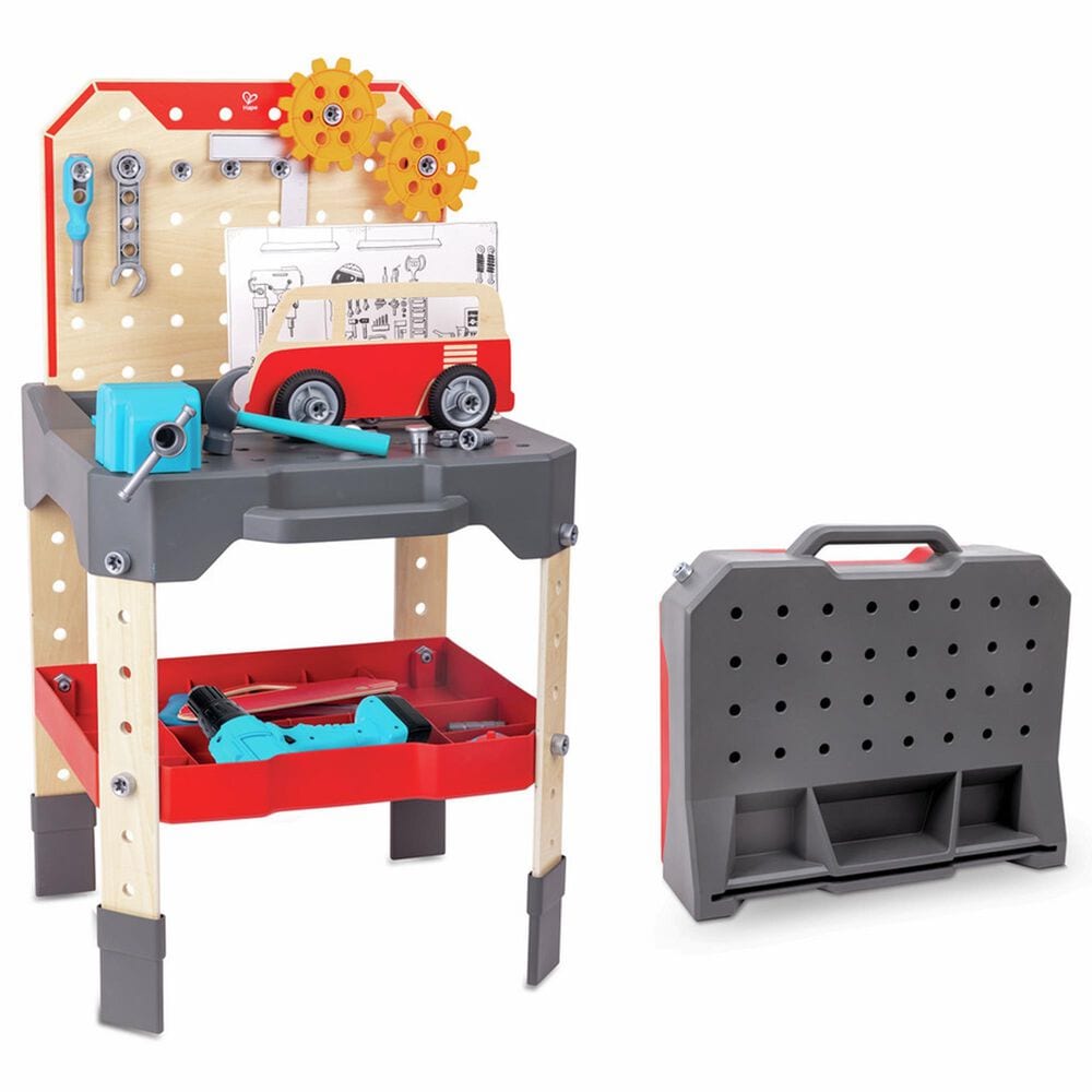 Hape Toys Vehicle Service and Repair Workbench in Multicolor, , large