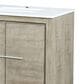 Lexora Home Lafarre 72" Double Bathroom Vanity in Rustic Acacia with 2 cm White Cultured Marble Top and Rectangular Sinks, , large