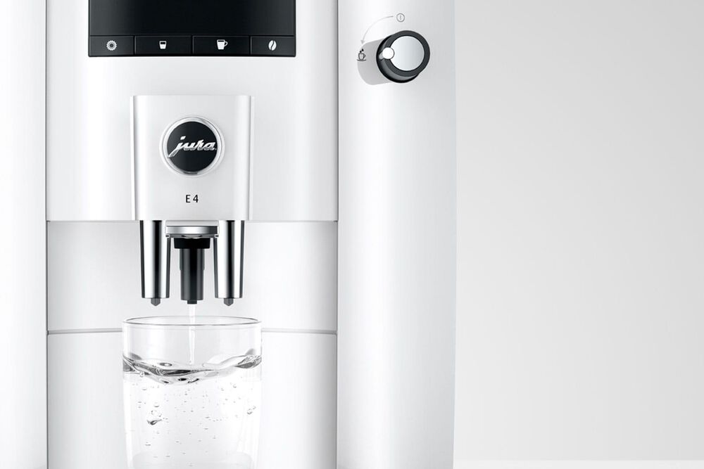 Jura E4 64 Oz Automatic Coffee Machine in Piano White, , large