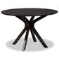 Baxton Studio Kenji 45" Dining Table in Dark Brown - Table Only, , large