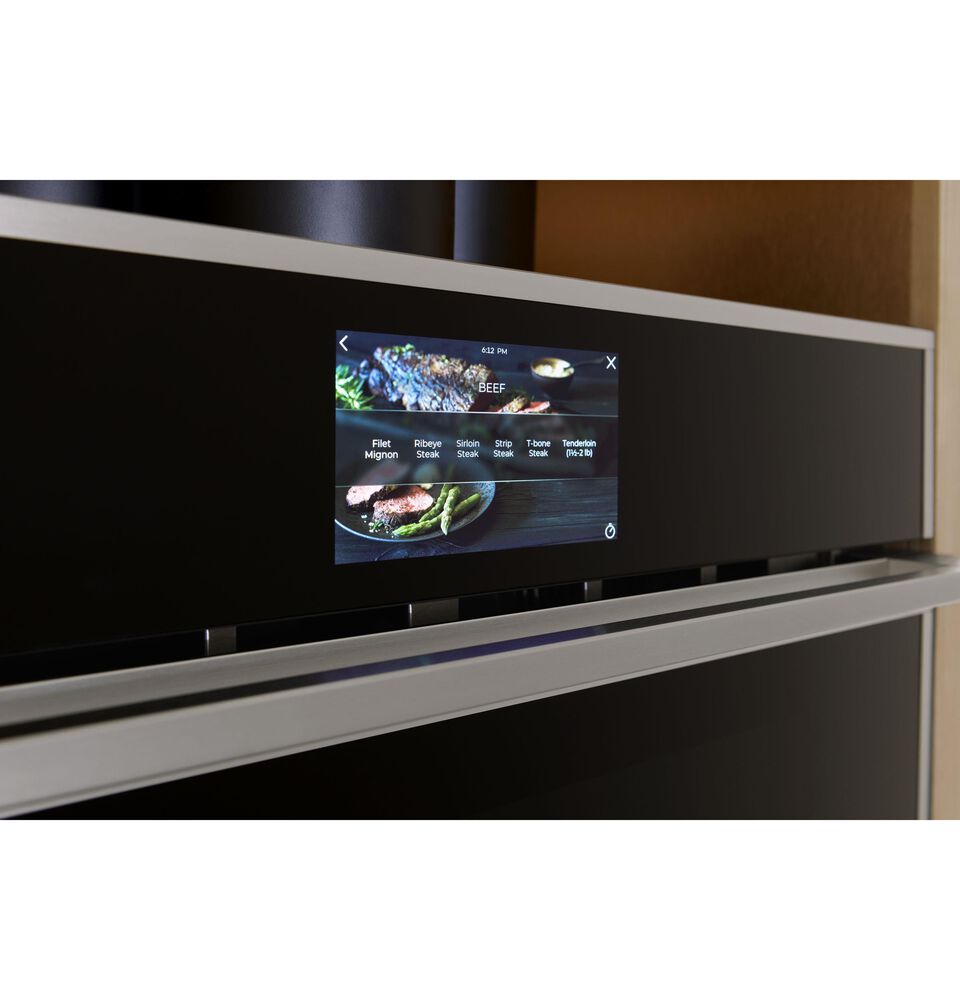 Monogram Minimalist 30&quot; Single Electric Wall Oven with 240V Advantium Technology in Stainless Steel, , large