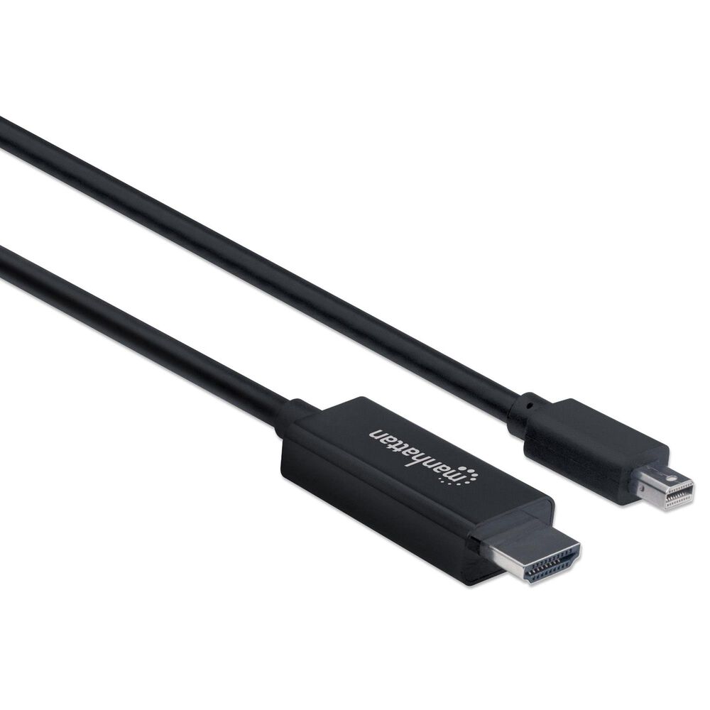Manhattan 10" 4K Mini DisplayPort to HDMI Cable in Black, , large