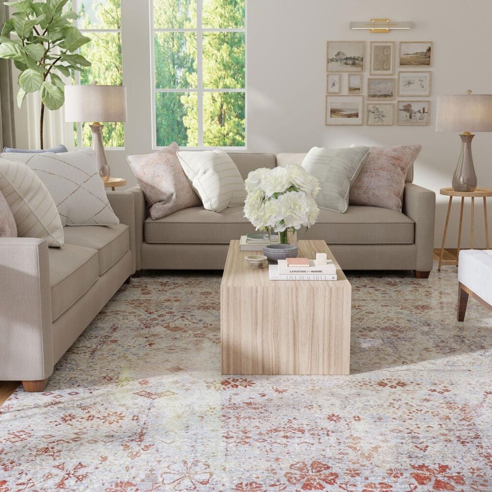 Feizy Rugs Harmon 11&#39;6&quot; x 15&#39; Gray and Multicolor Area Rug, , large