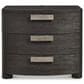 Bernhardt Geneve King Upholstered Wingback Bed with Two Nightstands in Robor, , large