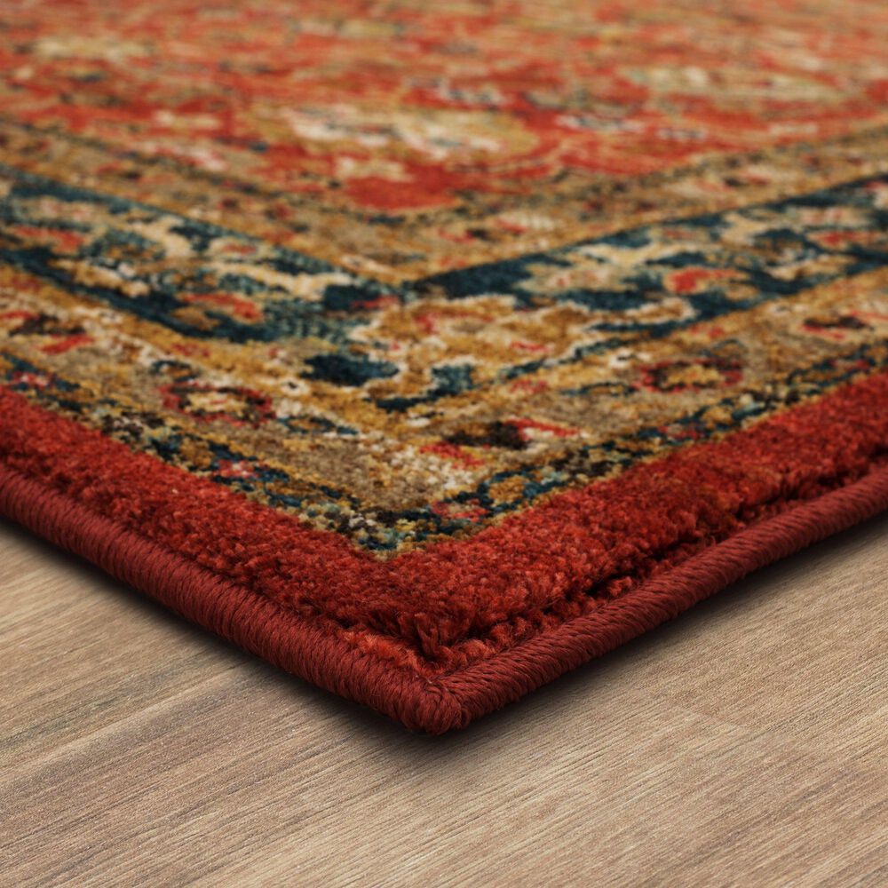Karastan Spice Market Keralam Garnet 5&#39;3&quot; x 7&#39;10&quot; Area Rug, , large