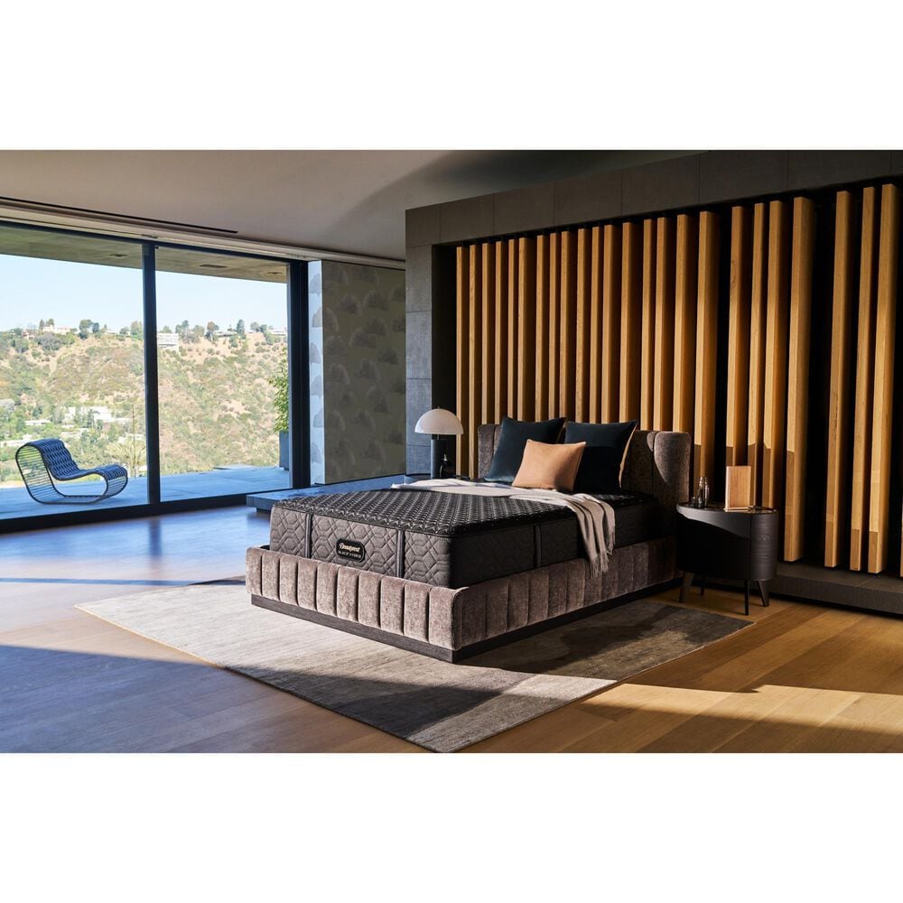 Simmons Company Black Hybrid Series Three Medium Pillow Top King Mattress, , large