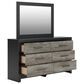 Ashley Broachmyn 5 Piece Queen LED Bookcase Bed Set in Black and Gray, , large