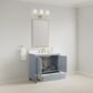 37B Claudine 36" Single Bathroom Vanity in Soft Blue with Glossy White Composite Stone Top and Backsplash, , large