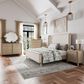 Furniture of America Candra 6-Piece Queen Bedroom Set in Natural Oak, , large
