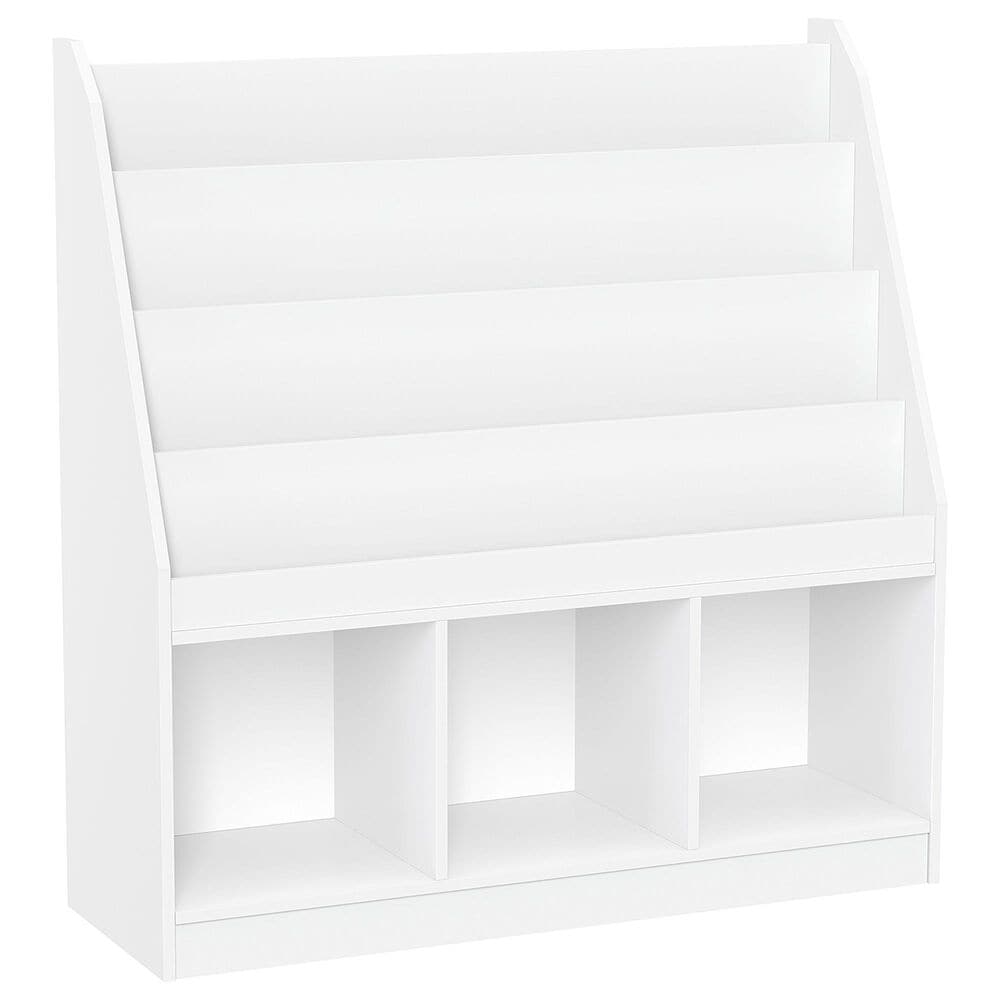 RiverRidge Home 3-Cubby Kid Book Rack in White, , large