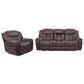 Oxford Furniture 2-Piece Power Reclining Living Room Set in Cowboy Dark Brown, , large