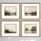 Paragon 20" x 23" Muted Horizons Wall Art in Gray (Set of 4), , large
