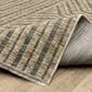 Oriental Weavers Echo ECH01 Beige and Grey 5"3" x 7"6" Area Rug, , large