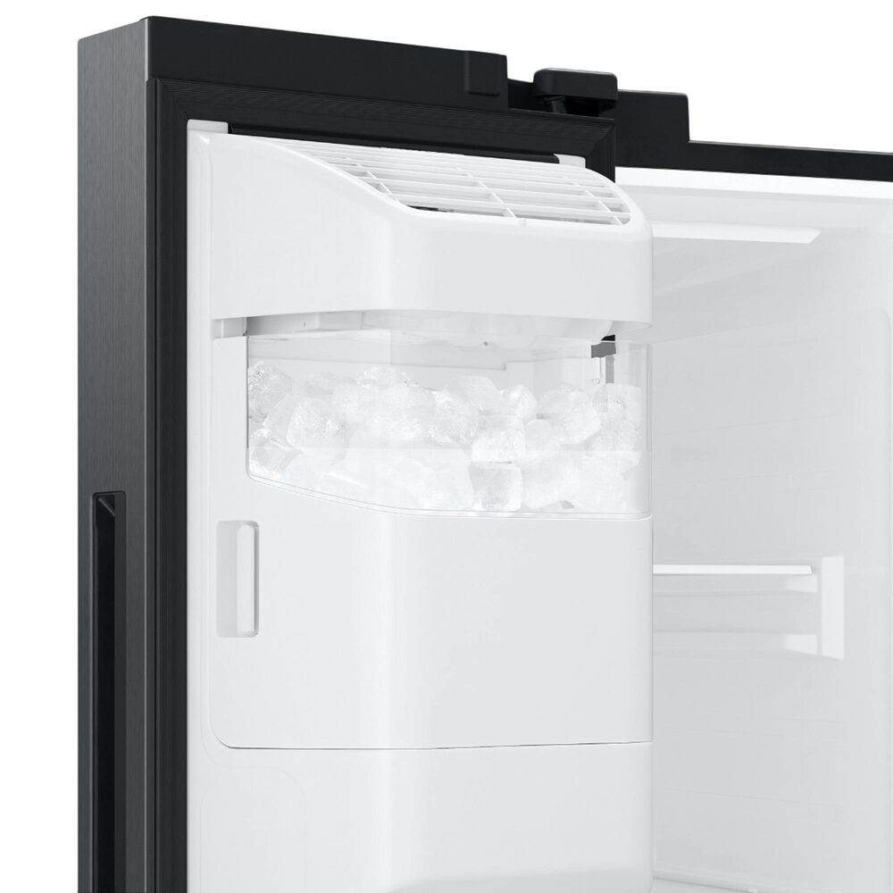 Samsung 27.4 Cu. Ft. Large Capacity Side by Side Refrigerator in Black
