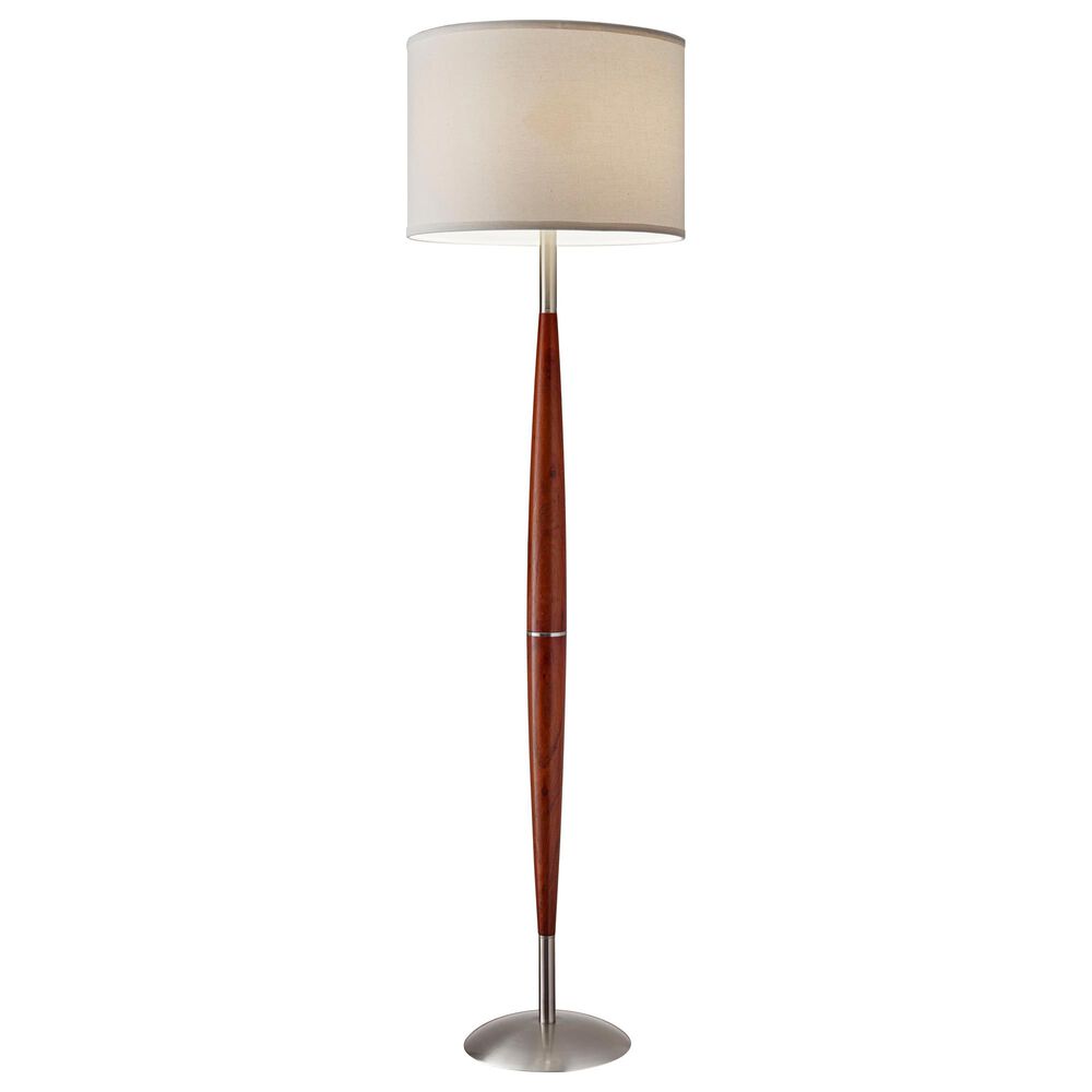Adesso Hudson Floor Lamp in Maple, , large