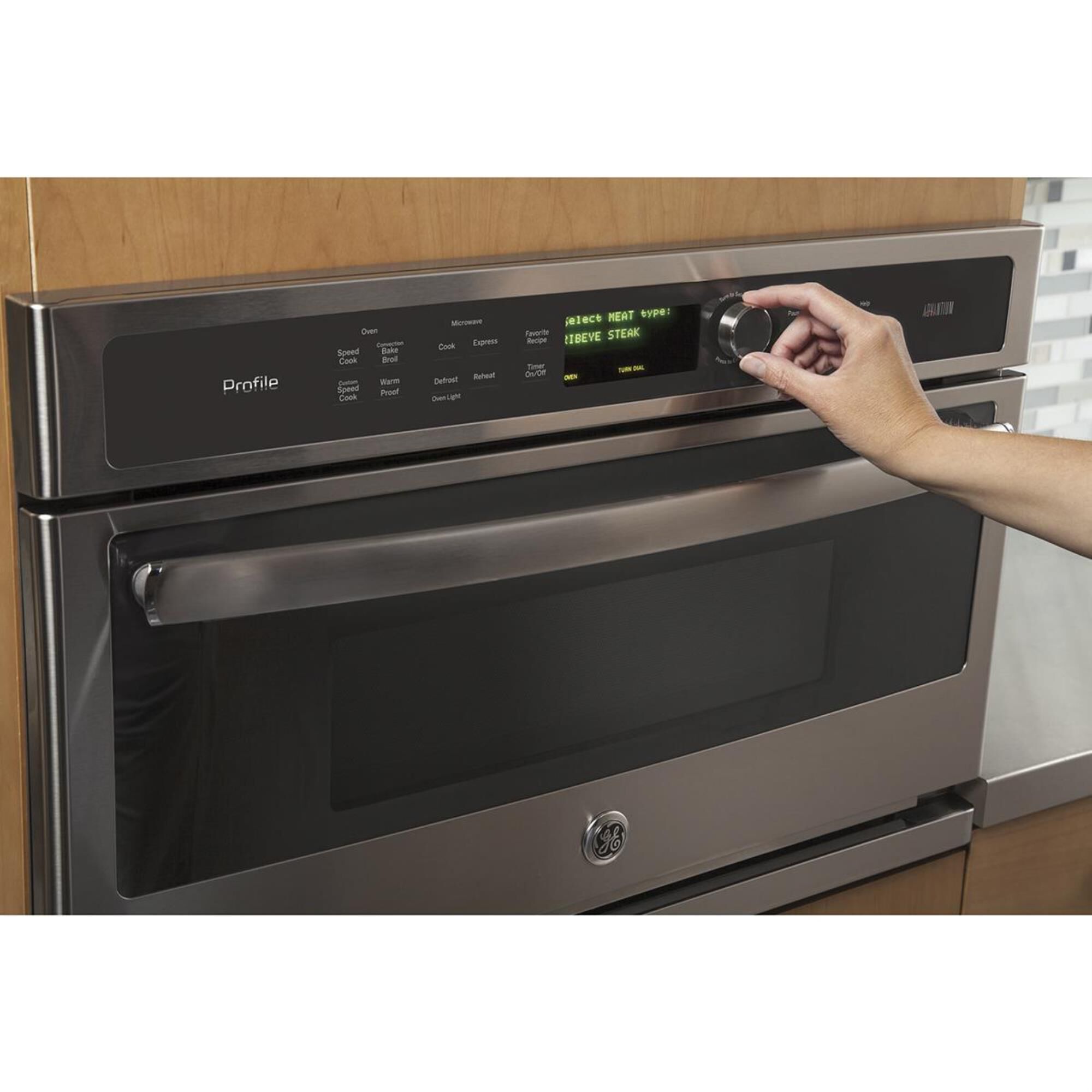 Ge profile 27 microwave oven combo hot sale