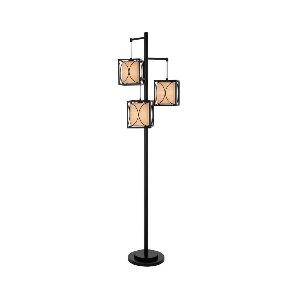 Cal Lighting 3 Lantern Floor lamp, , large