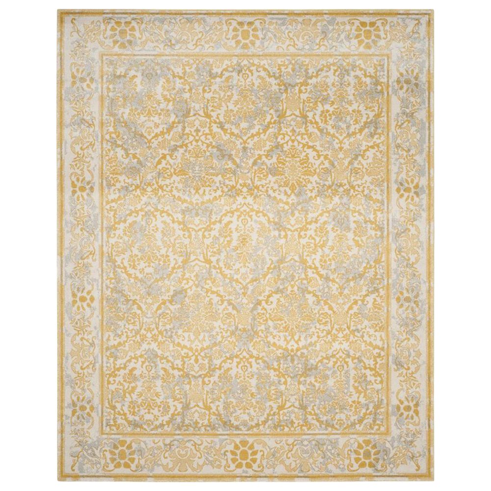 Safavieh Evoke EVK242S 10" x 14" Ivory and Gold Area Rug, , large
