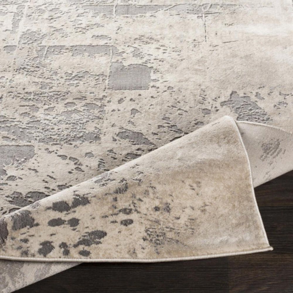 Surya Tibetan TBT-2312 5&#39;3&quot; x 7&#39;6&quot; Khaki, Cream and Gray Area Rug, , large