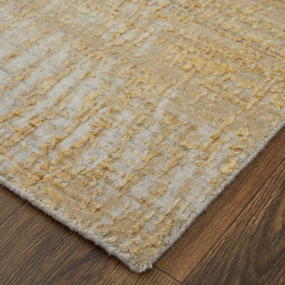 Feizy Eastfield 69FRF 3&#39; x 5&#39; Gold and Ivory Area Rug, , large