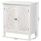 Baxton Studio Yelena 2-Door Storage Cabinet in White, , large