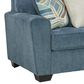 Ashley Cashton Stationary Sofa and Loveseat Set in Blue, , large
